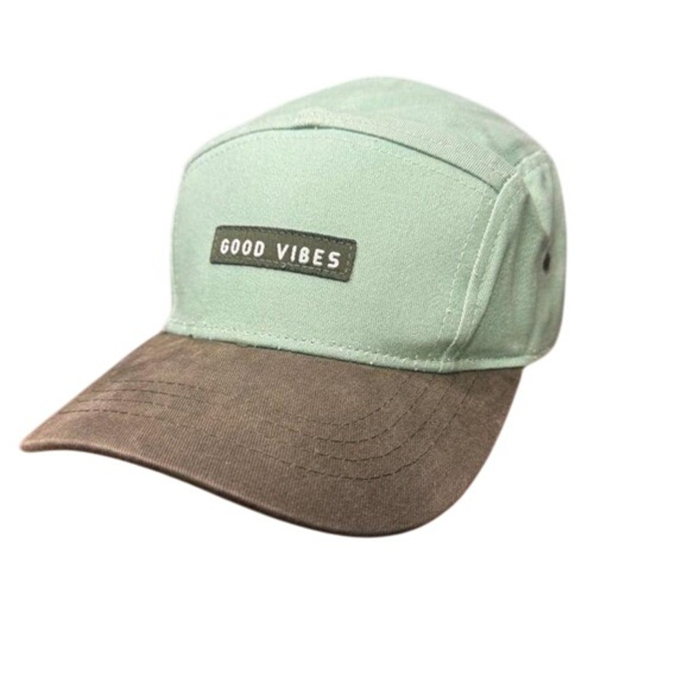 Good Vibes Hat‎ Cap green Adjustable hat